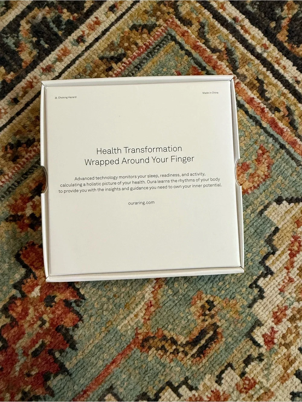 Oura Ring Gen3 Sizing Kit - White Box with Black Logo